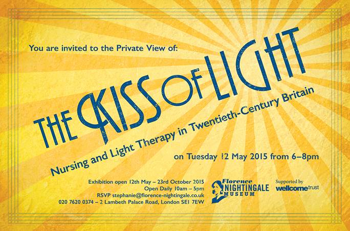 Kiss of Light private view invitation