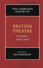 Book cover - Cambridge History of British Theatre