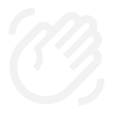 Icon of a hand waving