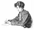 Charles Dana Gibson - Woman Writing a Letter