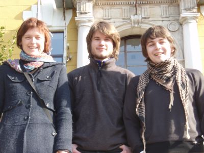 Photo of Sarah Czerny, Luka Pausic and Bernard Koldrovic
