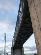 Underside of the bridge