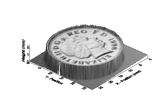 Scanned image of coin
