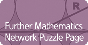 Further Mathematics Network Puzzle page button and link to page