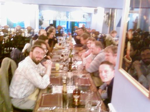 The conference dinner