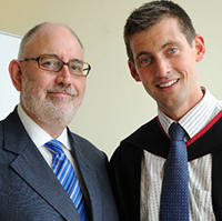 David Metcalfe with Peter Winstanley, Dean of Warwick Medical School