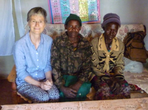 Older woman and younger woman in a WTW customary marriage with Ann Stewart [left] (Nandi community) 