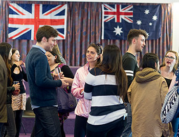 Students at Monash Warwick event in May 2015