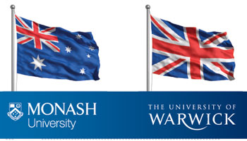 Monash and Warwick logos