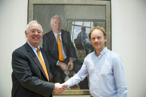 Sir Nick Scheele with James Lloyd