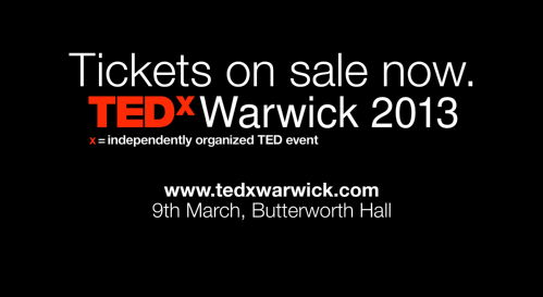 tedx tickets now on sale banner