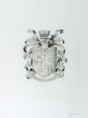 Preliminary Design based on the University coat of arms by David West