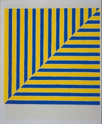Untitled (Striped Diagonally) by Frank Stella