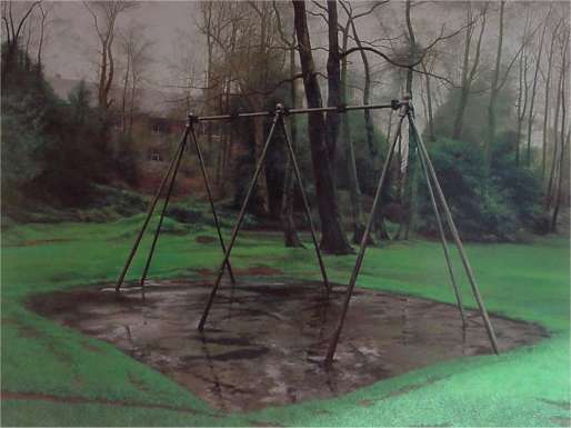 Scenes from The Passion: The Swing by George Shaw