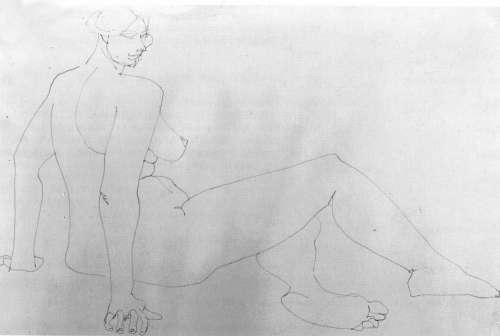 Seated Female Nude by Henri Gaudier-Brzeska