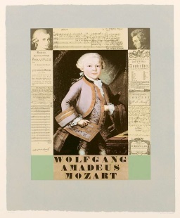 Wolfgang Amadeus Mozart by Peter Blake