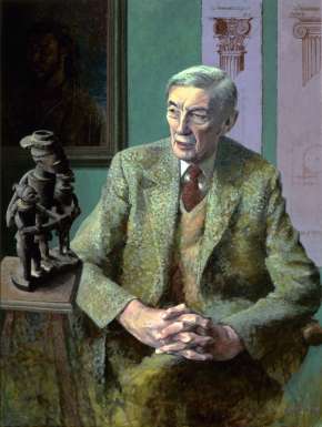 Portrait of Lord Scarman by Tom Phillips