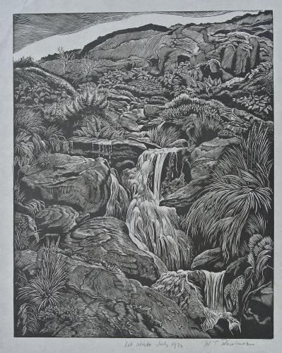 Mountain Stream, Nant Ffrancon, Wales by William T Rawlinson