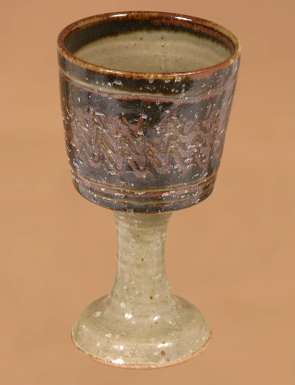 Goblet by Winchcombe Pottery