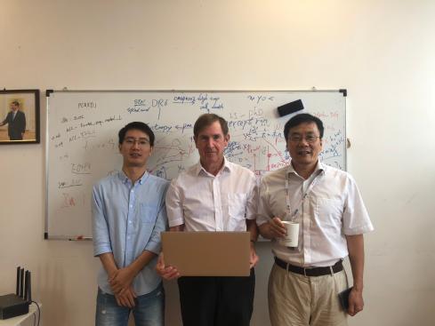 From left to right: Dr Wei Cheng, University of Fudan, Prof. Edmund Rolls and Prof. Jianfeng Feng University of Warwick