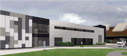 Artist impression of building to house the Advanced Steel Research Hub