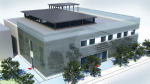 Initial artist's impression of what the International Institute for Nanocomposites Manufacturing could look like