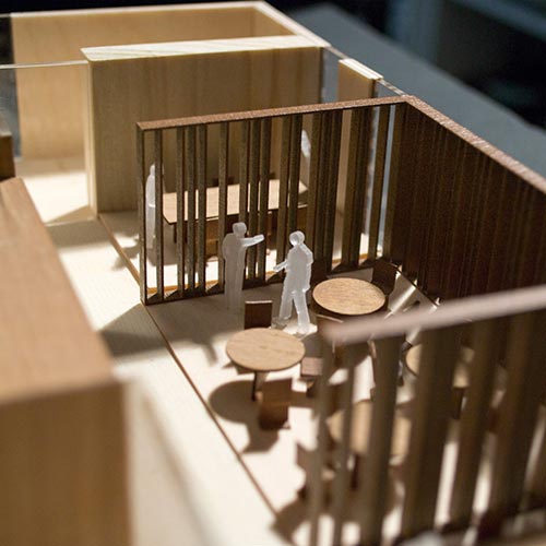 Model of the Faculty of Arts Building