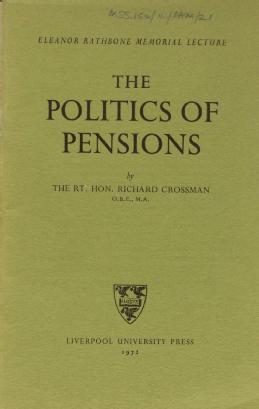 The politics of pensions, 1972