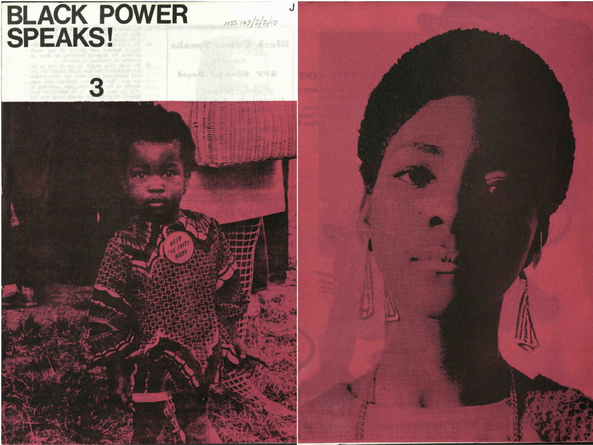 Covers of magazine 'Black Power Speaks', 1968